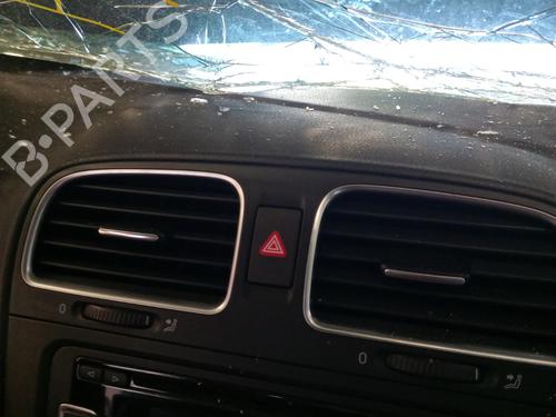Used Warning switch VW GOLF VI (5K1) 1.6 TDI (105 hp) 27377810