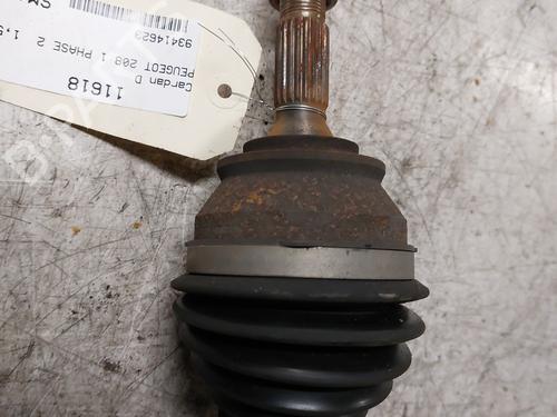 Right front driveshaft PEUGEOT 208 I (CA_, CC_) 1.5 BlueHDI 100 | BP21169174M39 