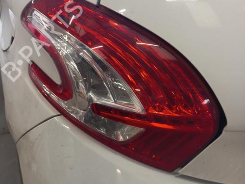 Used Left taillight PEUGEOT 208 I (CA_, CC_) 1.4 HDi (68 hp) 27651291