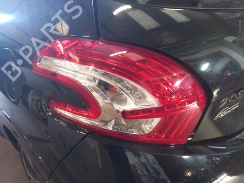 Used Left taillight PEUGEOT 208 I (CA_, CC_) 1.6 GTi (200 hp) 25602606