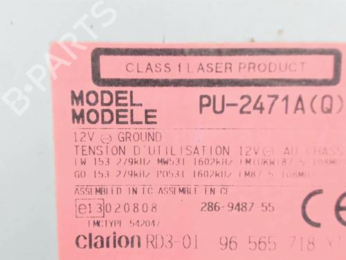 Radio CITROËN C2 (JM_) 1.4 HDi | BP22415035E6 