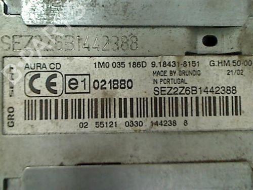 Radio SEAT LEON (1M1) 1.9 TDI | BP25263969E6 