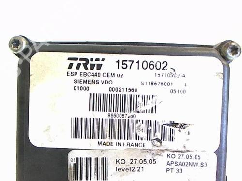 ABS pump PEUGEOT 407 SW (6E_, 6D_) 2.0 HDi 135 | BP20411354M43 