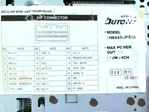 Radio KIA RIO II (JB) 1.5 CRDi | BP20392708E6 