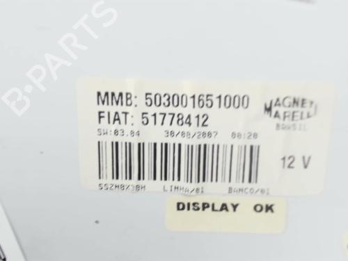 Instrument cluster FIAT LINEA (323_, 110_) 1.3 D Multijet (323AXB11, 323AXB1A) | BP31160298C47 