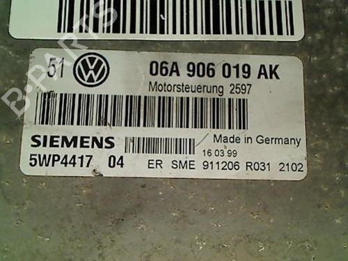 Engine control unit (ECU) VW BORA I (1J2) 1.6 | BP20456138M57 