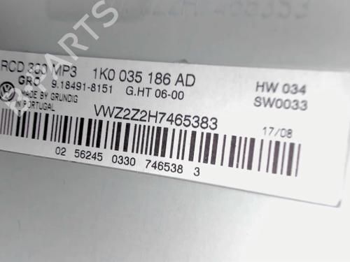 Radio VW GOLF V Variant (1K5) 1.9 TDI | BP21236793E6 - Image 4