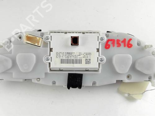 Used Instrument cluster PEUGEOT 208 I (CA_, CC_) 1.4 HDi (68 hp) 20398536
