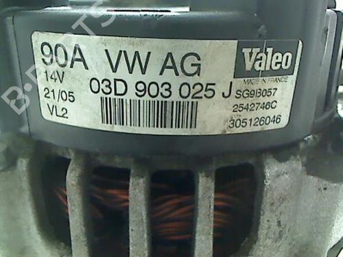 Alternator VW POLO (9N_, 9A_) 1.6 16V | BP20434734M7 