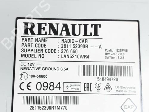 radio-renault-clio-iv-bh_-2012-2013-2014-2015-2016-2017-2018-2019-2020-2021-32273754 main image