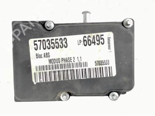 Used ABS pump ABS pump RENAULT MODUS / GRAND MODUS (F/JP0_) 1.2 (JP0C, JP0K, FP0C, FP0K, FP0P, JP0P, JP0T) (75 hp) 21236408 21236408