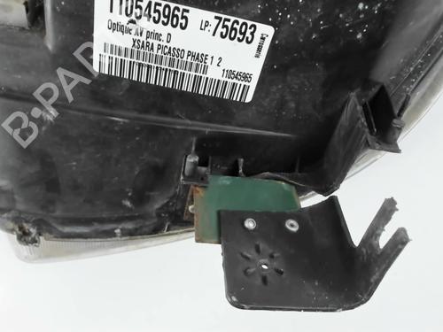Faro derecho CITROËN XSARA PICASSO (N68) 2.0 HDi | BP28596985C29