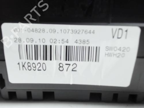 Instrument cluster VW SCIROCCO III (137, 138) 1.4 TSI | BP30755890C47 