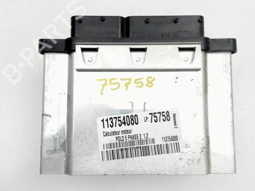 Used Engine control unit (ECU) VW POLO V (6R1, 6C1) 1.2 TSI 16V (90 hp) 29921715