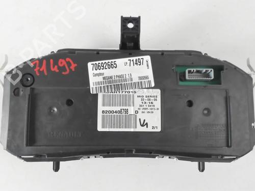 Instrument cluster RENAULT MEGANE II (BM0/1_, CM0/1_) 1.9 dCi | BP20401502C47 