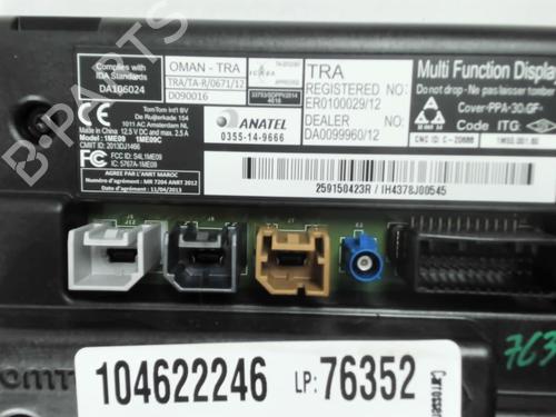 Radio RENAULT ZOE (BFM_) ZOE | BP25209915E6 