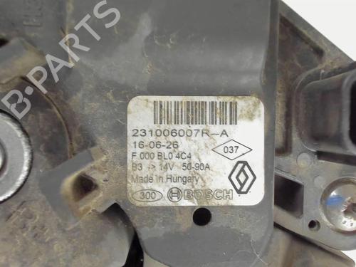 Used Alternator Alternator RENAULT TWINGO III (BCM_, BCA_) 0.9 TCe 90 (BCM9, BCM2) (90 hp) 20442372 20442372