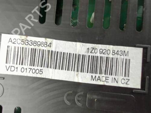 Instrument cluster SKODA OCTAVIA II Combi (1Z5) 1.6 TDI | BP20443040C47 