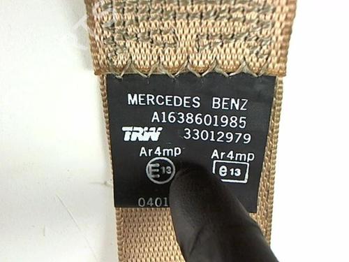 Venstre bak beltestrammer MERCEDES-BENZ M-CLASS (W163) ML 270 CDI (163.113) | BP20409486C89 