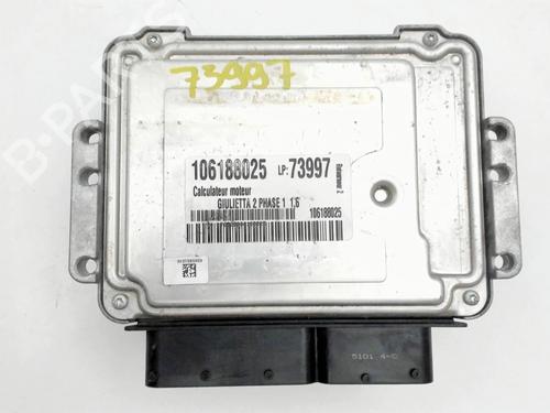 Used Engine control unit (ECU) Engine control unit (ECU) ALFA ROMEO GIULIETTA (940_) 1.6 JTDM (940FXD1A) (105 hp) 26398323 26398323