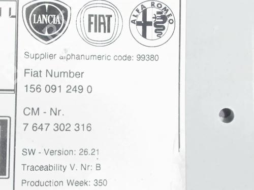 Radio ALFA ROMEO GIULIETTA (940_) 1.6 JTDM (940FXD1A) | BP29375120E6 