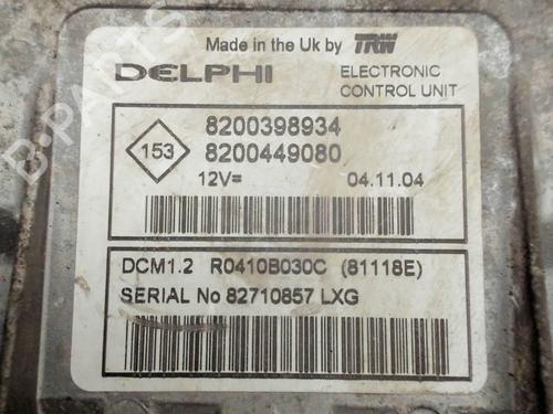 Engine control unit (ECU) RENAULT MODUS / GRAND MODUS (F/JP0_) 1.5 dCi (FP0D, JP0D) | BP29513934M57 