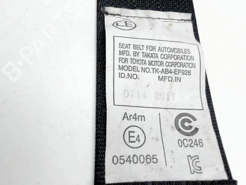 Rear left seatbelt TOYOTA PRIUS PLUS (_W4_) 1.8 Hybrid (ZVW40W, ZVW41W) | BP32630926I29 