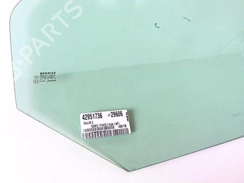 Rear right door window RENAULT SCÉNIC I MPV (JA0/1_, FA0_) 1.9 dTi (JA1U) | BP20462038C21 