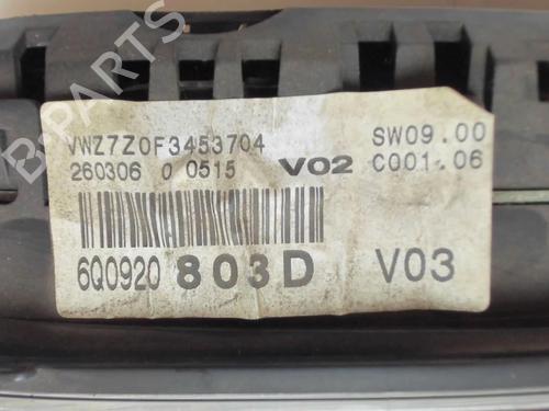 Instrument cluster VW POLO (9N_, 9A_) 1.6 16V | BP21230128C47 