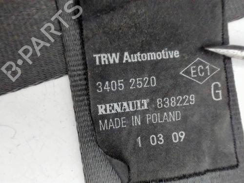 Sikkerhedssele foran venstre Sikkerhedssele foran venstre RENAULT CLIO III Grandtour (KR0/1_) 1.5 dCi (KR0F) (86 hp) 39760242 39760242