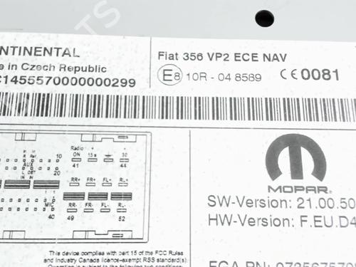 Radio FIAT TIPO Hatchback (356_, 357_) 1.4 (356HXA1B, 357) | BP32273732E6  - Image 6
