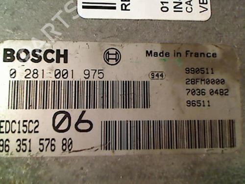 Engine control unit (ECU) RENAULT TWINGO I (C06_) 1.2 (C063, C064) | BP20432883M57