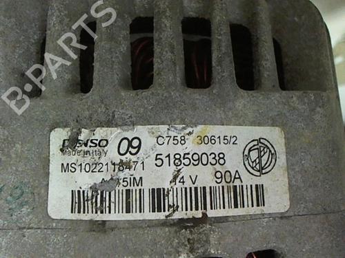 Used Alternator FIAT 500 (312_) 1.2 (312AXA1A) (69 hp) 20444198