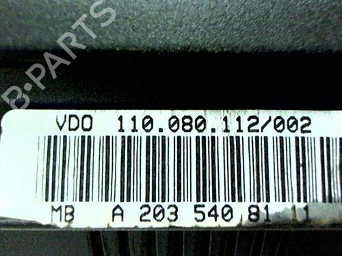 Used Instrument cluster Instrument cluster MERCEDES-BENZ C-CLASS Coupe (CL203) C 220 CDI (203.706) (143 hp) 20444185 20444185