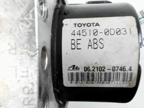 Used ABS pump ABS pump TOYOTA YARIS (_P9_) 1.4 D-4D (NLP90_, NLP90R) (90 hp) 32396587 32396587