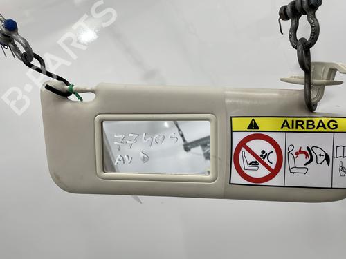 Used Right sun visor FIAT 500 (312_) 1.2 (312AXA1A) (69 hp) 27518992