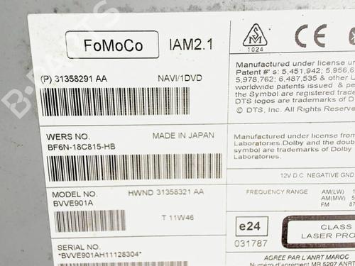 Used Radio Radio VOLVO S80 II (124) D3 / D4 (163 hp) 20452145 20452145