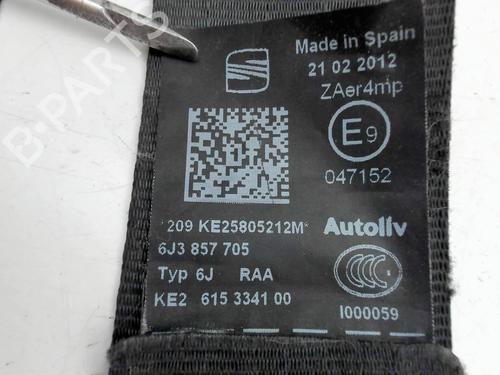 Used Front left seatbelt Front left seatbelt SEAT IBIZA IV (6J5, 6P1) 1.2 TDI (75 hp) 39760219 39760219