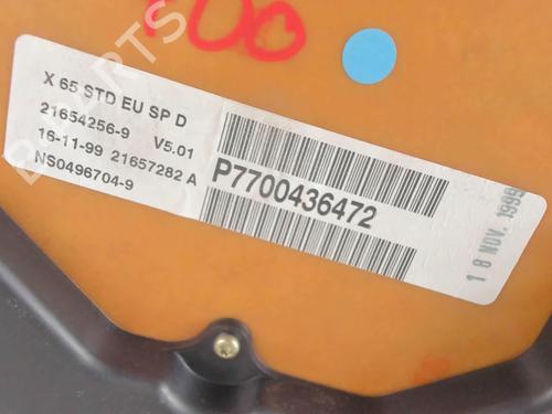 Instrument cluster RENAULT CLIO II (BB_, CB_) 1.4 16V (B/CB0P, BB13) | BP20464691C47 