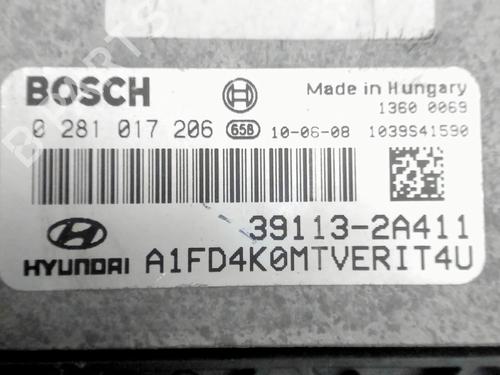 Engine control unit (ECU) HYUNDAI i30 (FD) 1.6 CRDi | BP26398372M57 