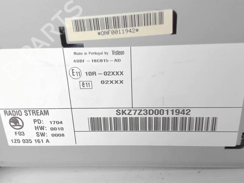 Used Radio SKODA OCTAVIA II (1Z3) 1.9 TDI (105 hp) 20427808