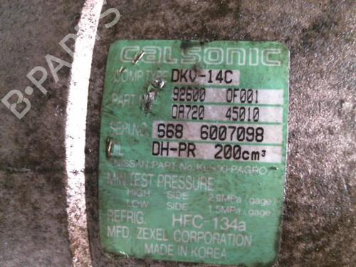 AC compressor FORD MAVERICK (UDS, UNS) 2.4 i | BP20412485M34 