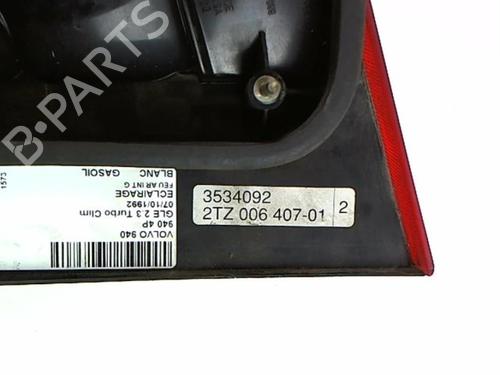 Left tailgate light VOLVO 940 (944) 2.4 Turbo Diesel | BP21233862C79