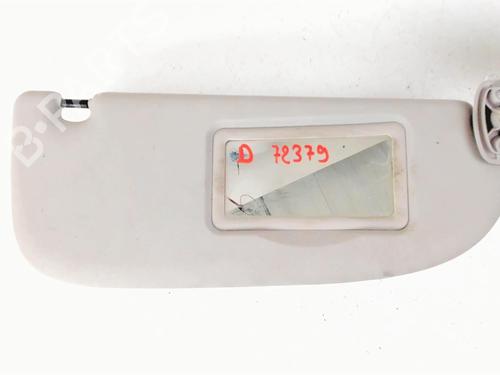 Used Right sun visor PEUGEOT 206+ (2L_, 2M_) 1.4 i (2LKFWA, 2MKFWA) (75 hp) 20423179