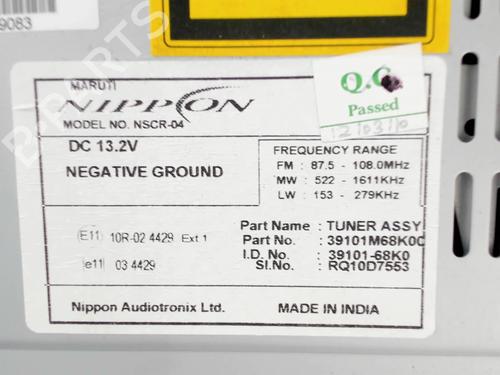 Used Radio NISSAN PIXO (UA0) 1.0 (68 hp) 20402016