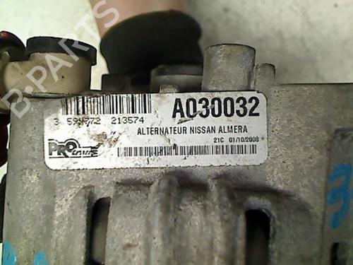 Alternator NISSAN ALMERA II (N16) 1.5 | BP20474053M7 