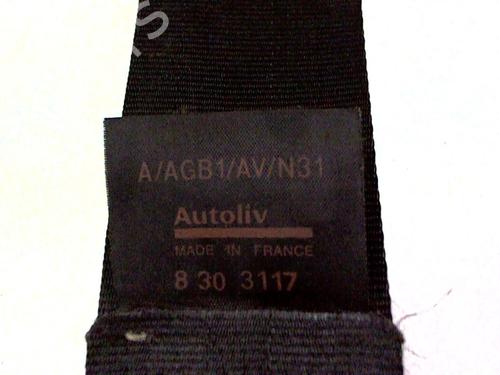 Used Front right seatbelt Front right seatbelt PEUGEOT 306 Hatchback (7A, 7C, N3, N5) 1.9 D (68 hp) 20444155 20444155