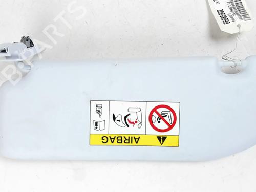 Right sun visor PEUGEOT 208 I (CA_, CC_) 1.2 VTI 82 | BP20441973I2