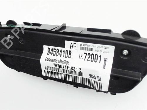Climate control OPEL INSIGNIA A (G09) 2.0 CDTI (68) | BP21009685I5 