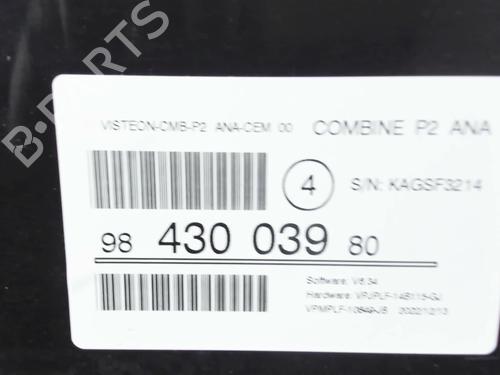 Instrument cluster PEUGEOT 208 II (UB_, UP_, UW_, UJ_) 1.2 PureTech 75 | BP22695964C47 